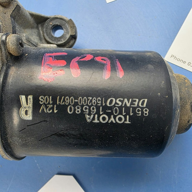 Front Wiper Motor Suit EP91 Toyota Starlet 1996-1999