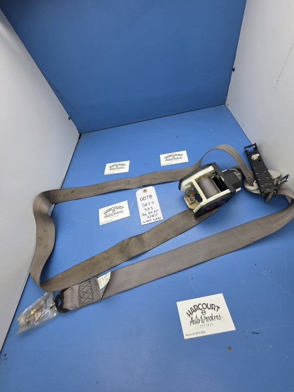 Ford Falcon AU BA BF Right Front Seatbelt Light Grey XR6 XR8 Tickford