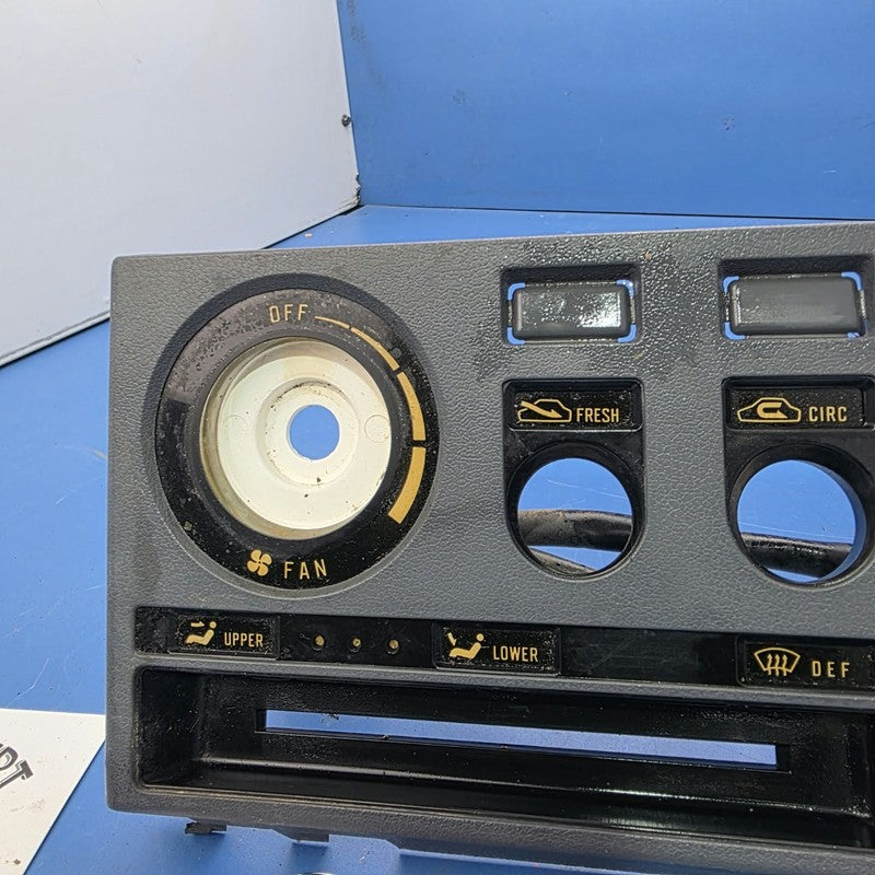 Heater Control Facia Panel Suits Subaru Brumby Brat1982â1994