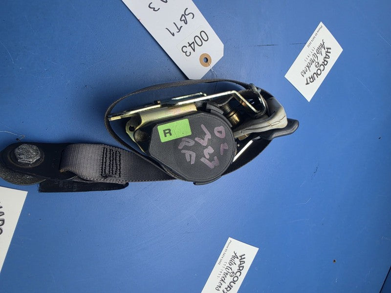 MAZDA 323 1998-2003 SEAT BELT RH FRONT, NON AIR BAG TYPE, SEAT BELT ON