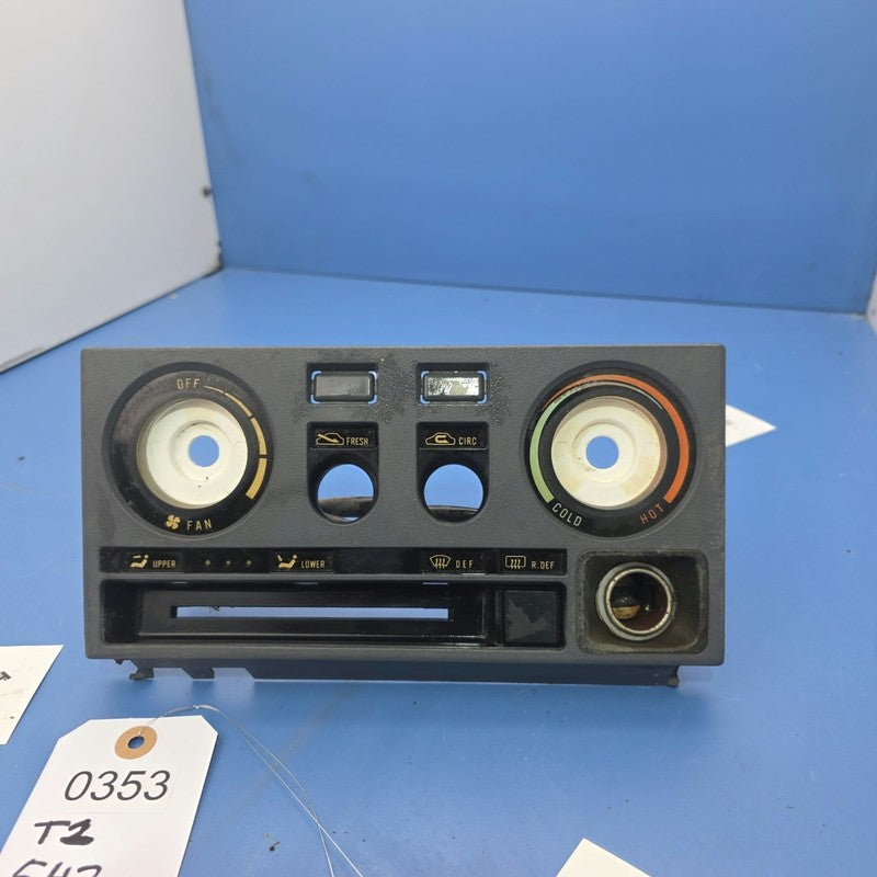 Heater Control Facia Panel Suits Subaru Brumby Brat1982â1994