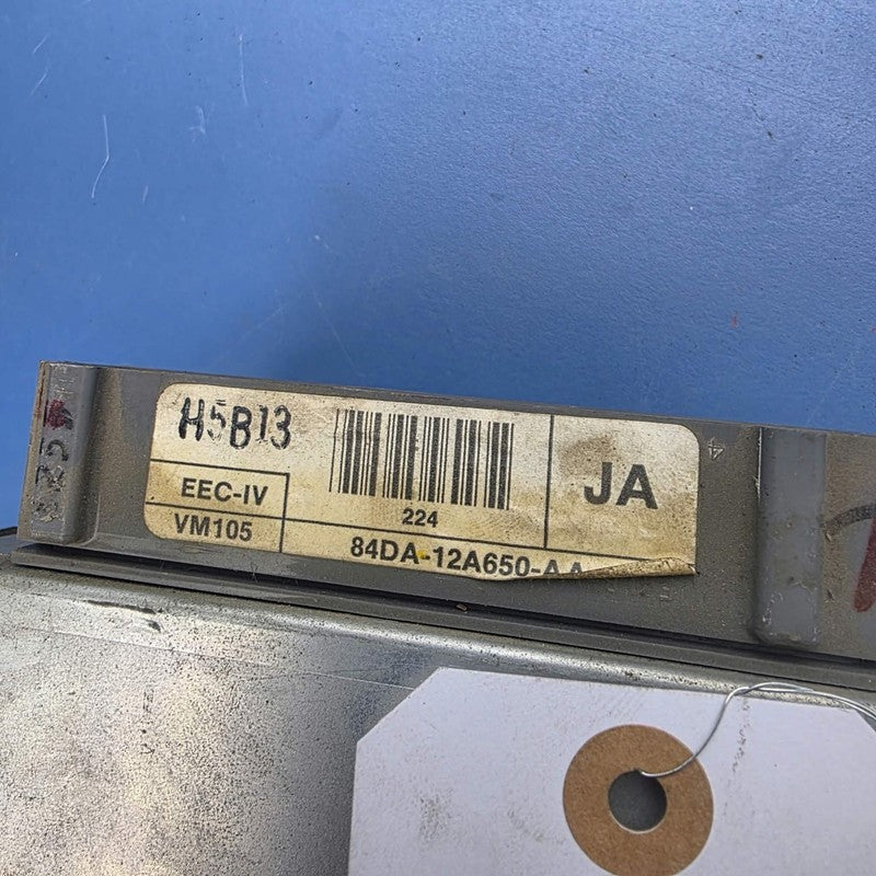 FORD XF FALCON FAIRMONT ZL FAIRLANE ECU ENGINE COMPUTER 84DA-12A650-A