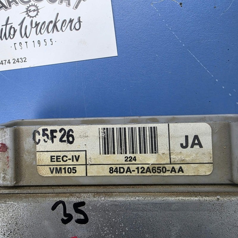 FORD XF FALCON FAIRMONT ZL FAIRLANE ECU ENGINE COMPUTER 84DA-12A650-A