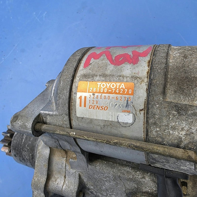 Starter Motor Used Genuine Fits Manual Toyota Rav 4 05/2000-05/2003 AC