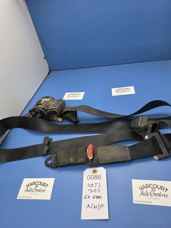 Ford Falcon EA EB ED Seat Belt Right Front Black Fairmont Fairlane XR6
