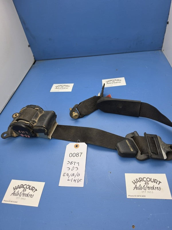 Ford Falcon EA EB ED Seat Belt Left Front Black Fairmont Fairlane XR6