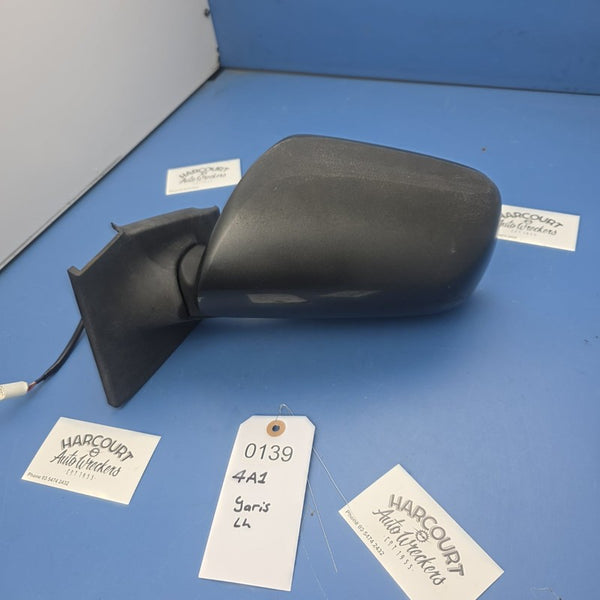 Toyota Yaris 2005-2011 5 Door Hatch Left Mirror Electric Grey In Color