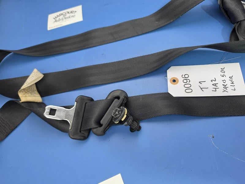 Toyota Yaris 2005-2011 Hatch Left Rear Seat Belt Black 5 Door