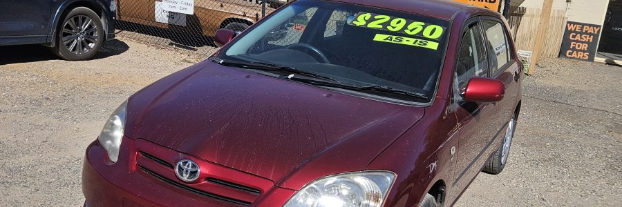 2006 corolla auto $2950