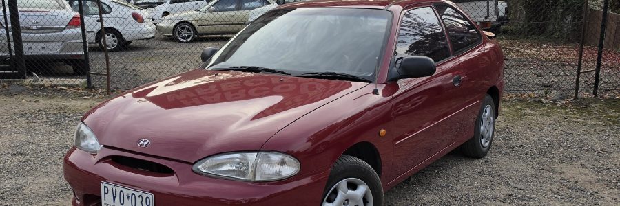 Hyundai x3 Excel 3 door manual, 1 owner