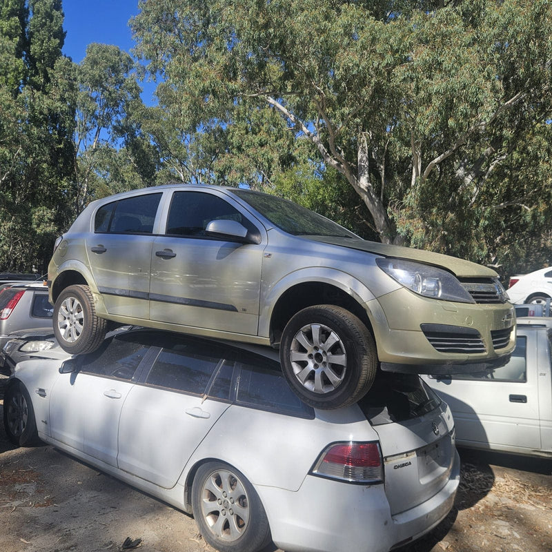 Holden Astra, Cruze, Captiva and Barina in the yard