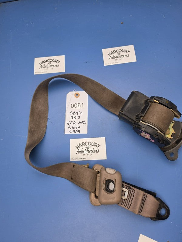 Ford Falcon EF EL NF NL  Right Front Seatbelt Cappachino Fairlane Fair