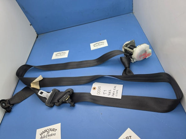 Toyota Yaris 2005-2011 Hatch Left Rear Seat Belt Black 5 Door