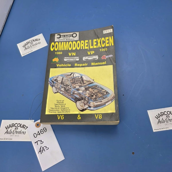 Max Ellery's Repair Manual For Commodore/ Lexen VN/VP V6 & V8