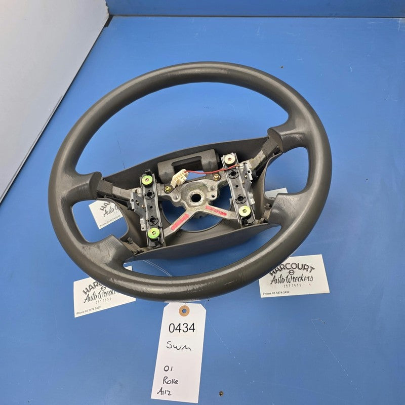 Toyota Corolla Steering Wheel AE112 10/1998-11/2001 Standard Roadworth
