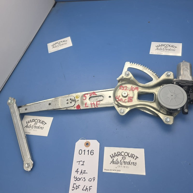 Toyota Yaris 2005-2011 5 Door Hatch Left Front Window Reg Motor Electr