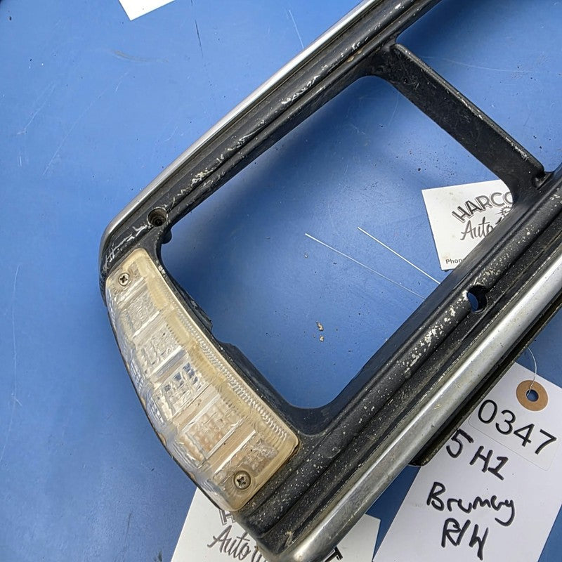 Headlight Surround Right Hand Suit Subaru Brumby Twin Square Headlight