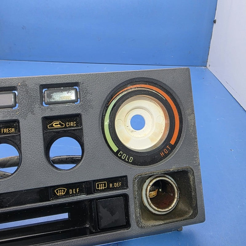 Heater Control Facia Panel Suits Subaru Brumby Brat1982â1994