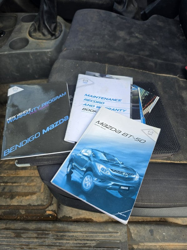 Owners Manual/Service Books For Mazda BT50 10/2011-08/2015