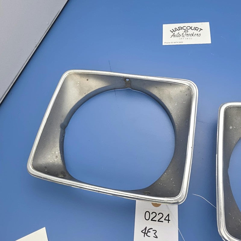 Head Light Headlight Surround Pair Genuine Holden Kingswood HJ HX HZ M