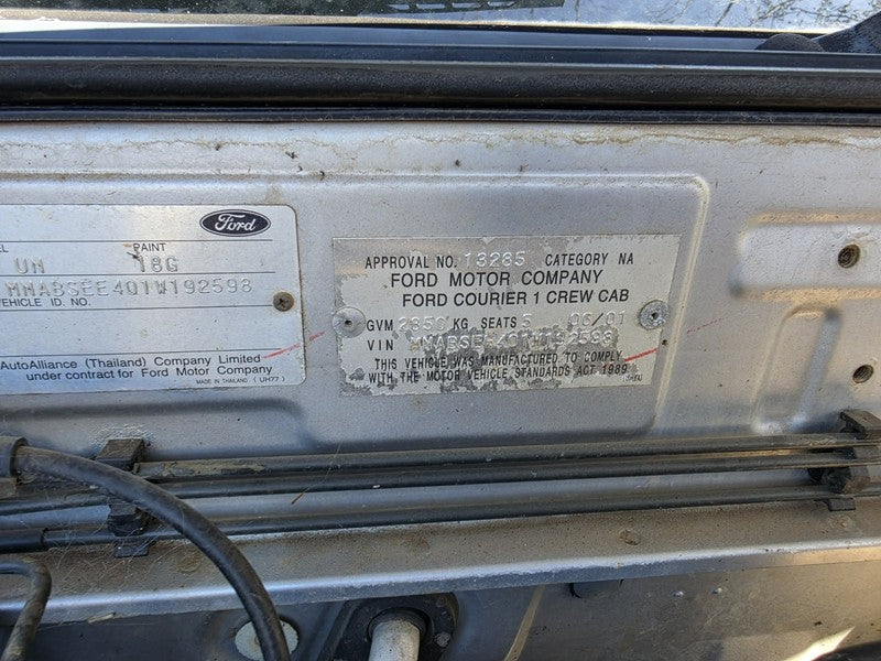 Alternator Suit Diesel Ford Courier PE Mazda Bravo 01/1999 2000 2001 1