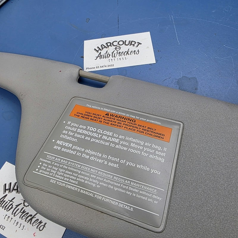 Sun Visor Right Hand Drivers Suit Au Ford Falcon Xr6 Xr8 Fairmont Fort