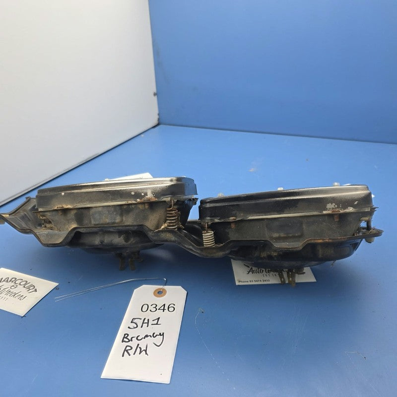 Headlight Assembly Right Hand Suit Subaru Brumby Twin Square Headlight