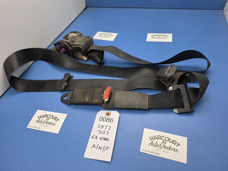 Ford Falcon EA EB ED Seat Belt Right Front Black Fairmont Fairlane XR6