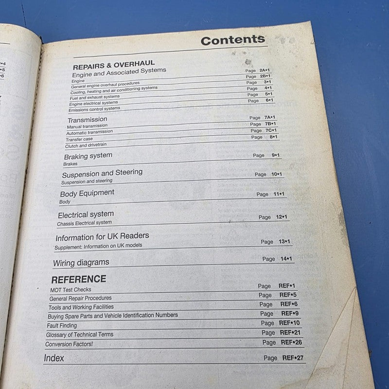 Haynes Repair Manual For Suzuki SJ And Vitara 1982-1997 4Cylider Petro