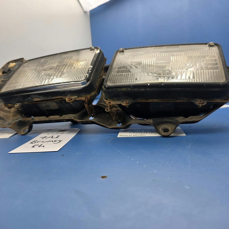 Headlight Assembly Right Hand Suit Subaru Brumby Twin Square Headlight