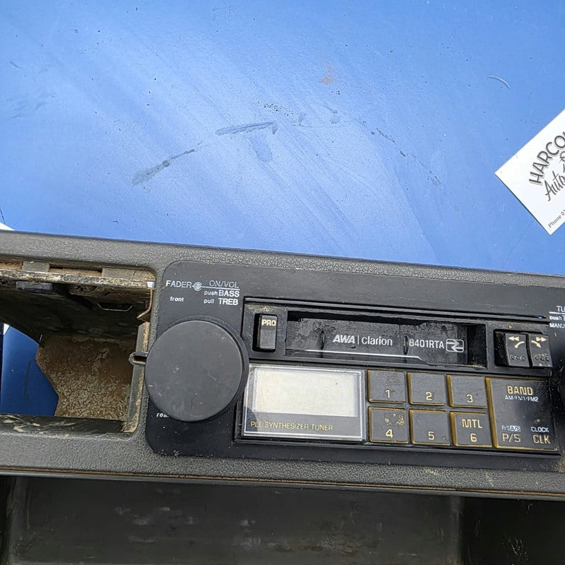 Radio Surround With Clarion Tape Deck! Suit Subaru Brumby 1984-1994 Ra