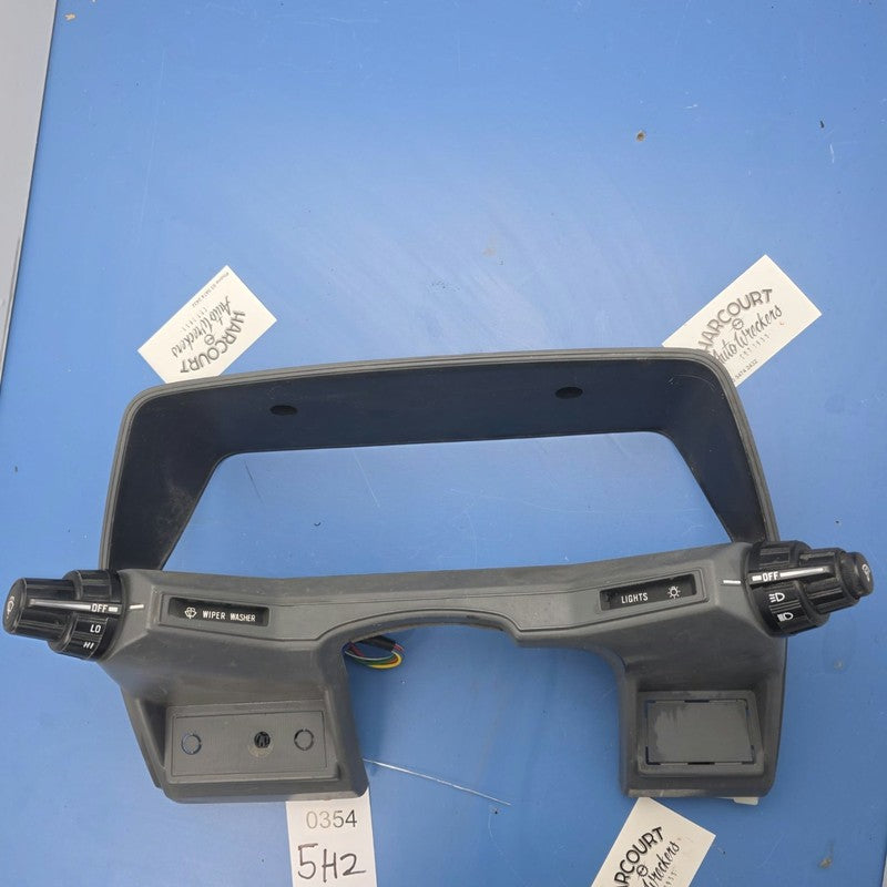 Dash Cluster Suround With Wiper & Headlight Switch Suits Subaru Brumby