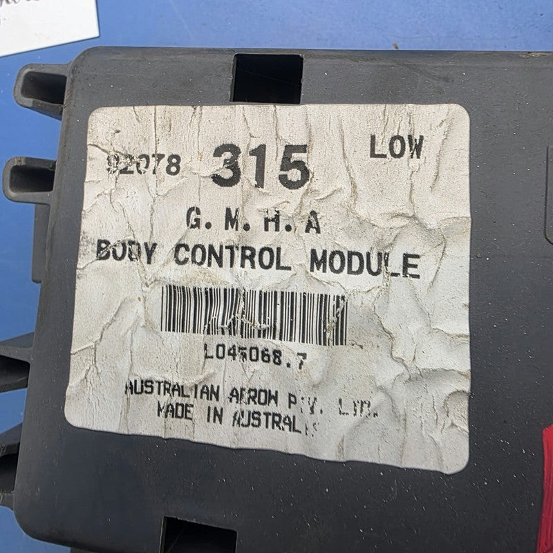 Bcm Body Control Module Suit VX Holden Commodore 315 Code Low Spec Wit