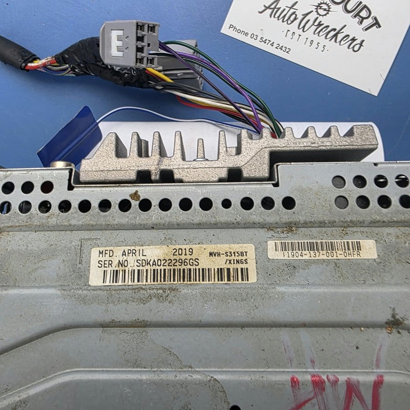 Pioneer Headunit Dash Pocket, Mounts Removed From EP91 Toyota Starlet 