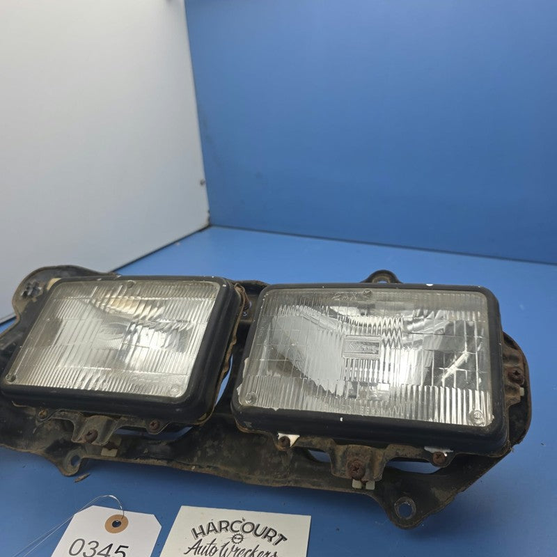 Headlight Assembly Left Hand Suit Subaru Brumby Twin Square Headlight