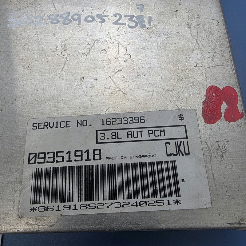 ECU To Suit VT Holden Commodore 3.8 Ecotec Auto CJKU