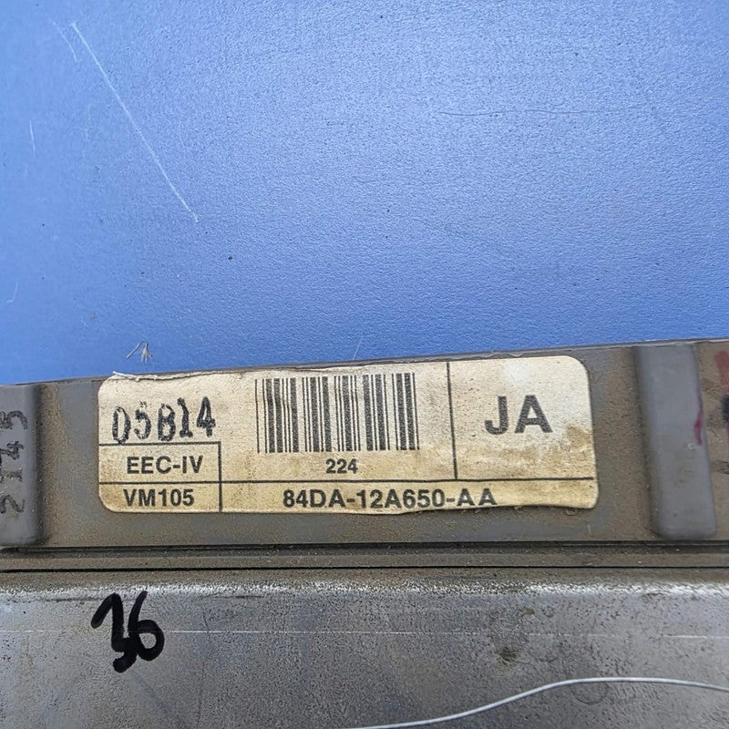 FORD XF FALCON FAIRMONT ZL FAIRLANE ECU ENGINE COMPUTER 84DA-12A650-AA