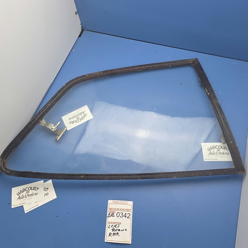 Right Hand Rear Quarter Glass Window To Suit LC/LJ Torana 2 Door Coupe