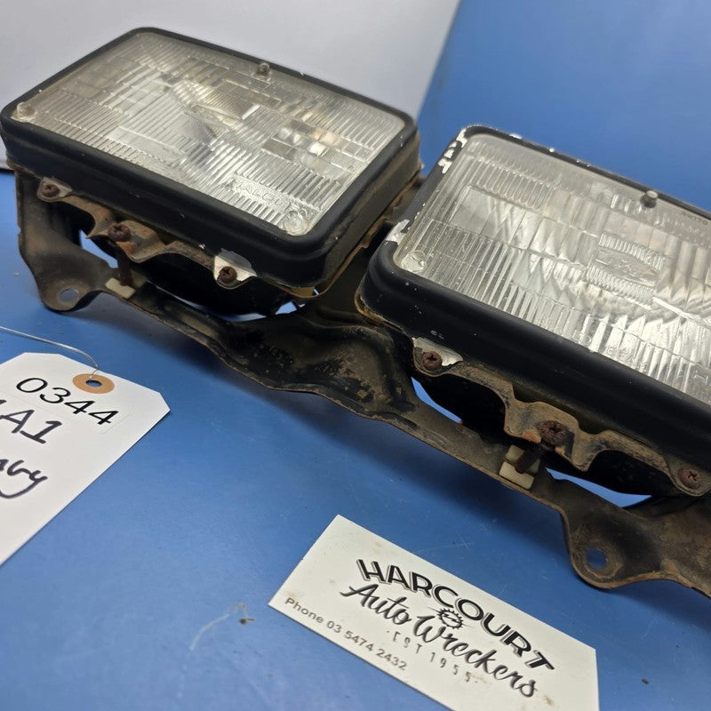 Headlight Assembly Right Hand Suit Subaru Brumby Twin Square Headlight
