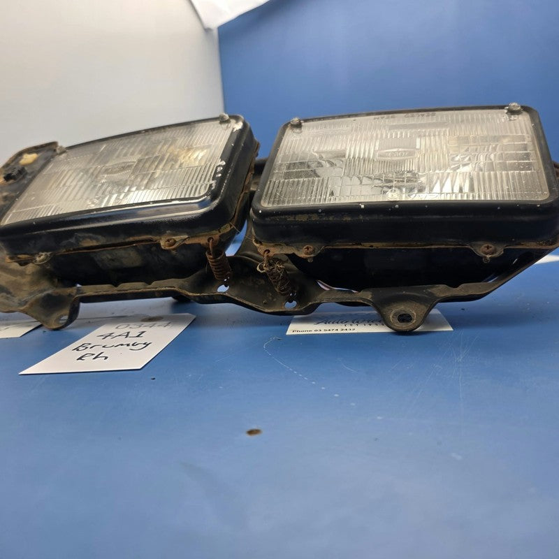 Headlight Assembly Right Hand Suit Subaru Brumby Twin Square Headlight