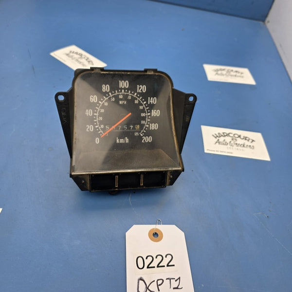 Holden HQ Kingswood dash speedo gauge Dual KMH MPH