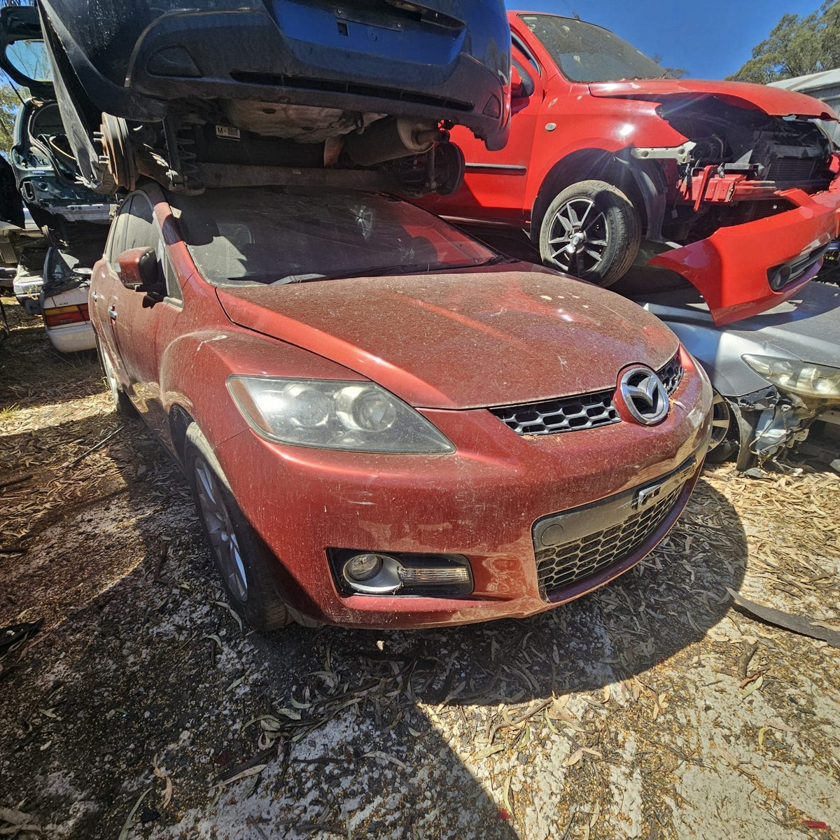 Mazda 2, 3, 6, 323 and CX-7 in the yard, photo 5 of 16