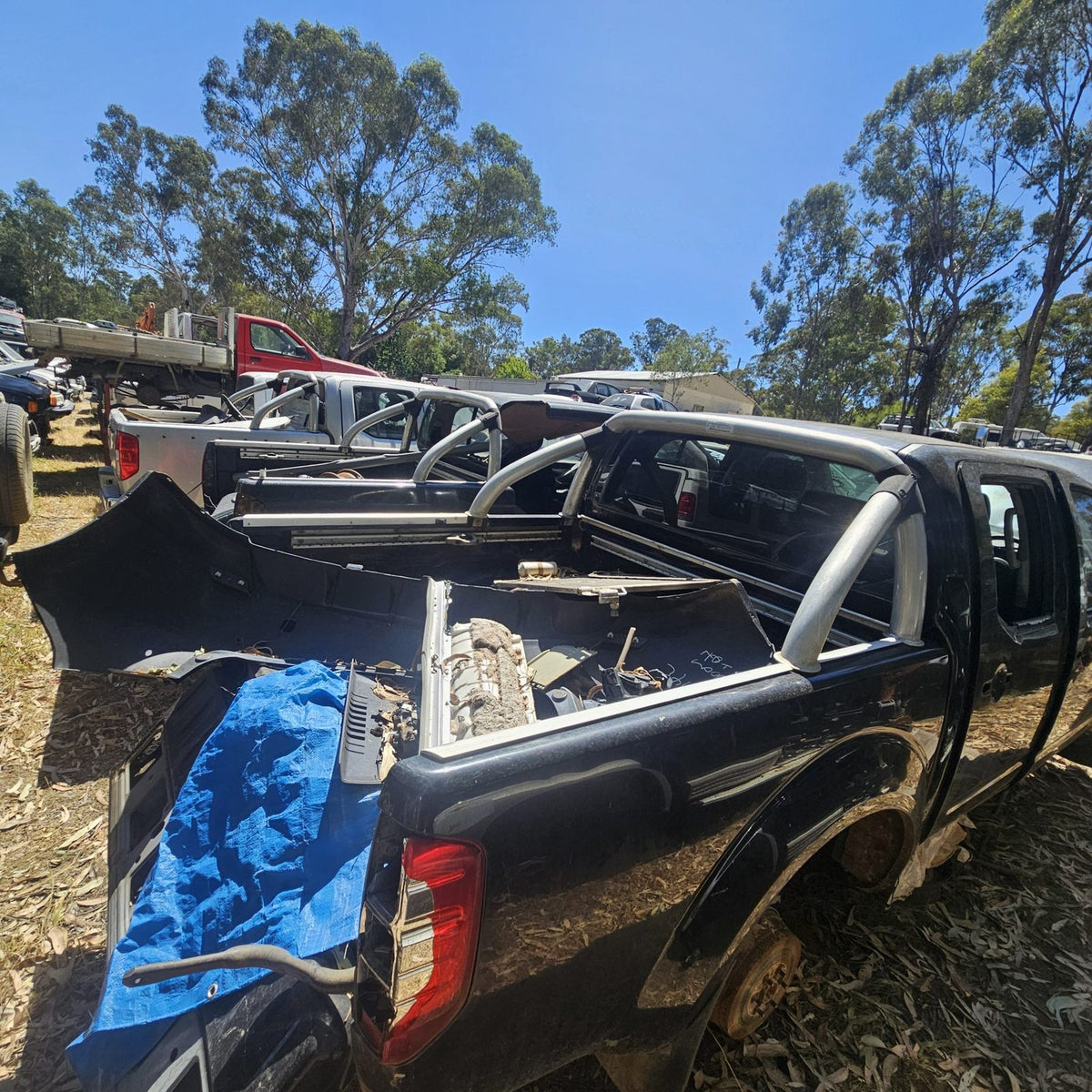 Nissan Pathfinder and Navara in the yard, photo 3 of 14