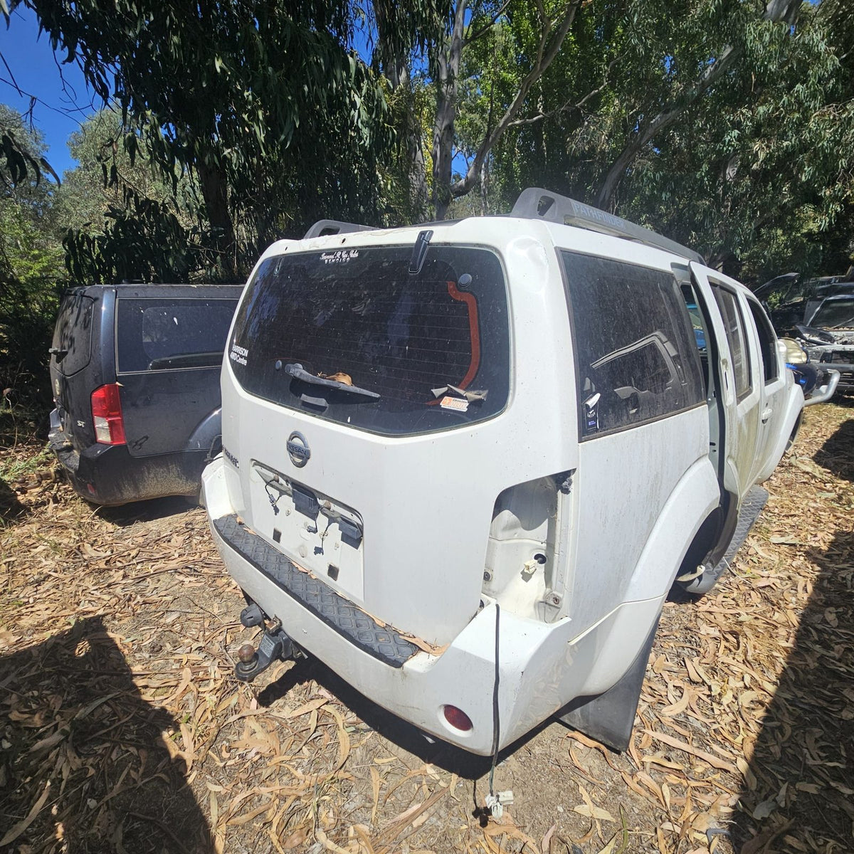 Nissan Pathfinder and Navara in the yard, photo 6 of 14