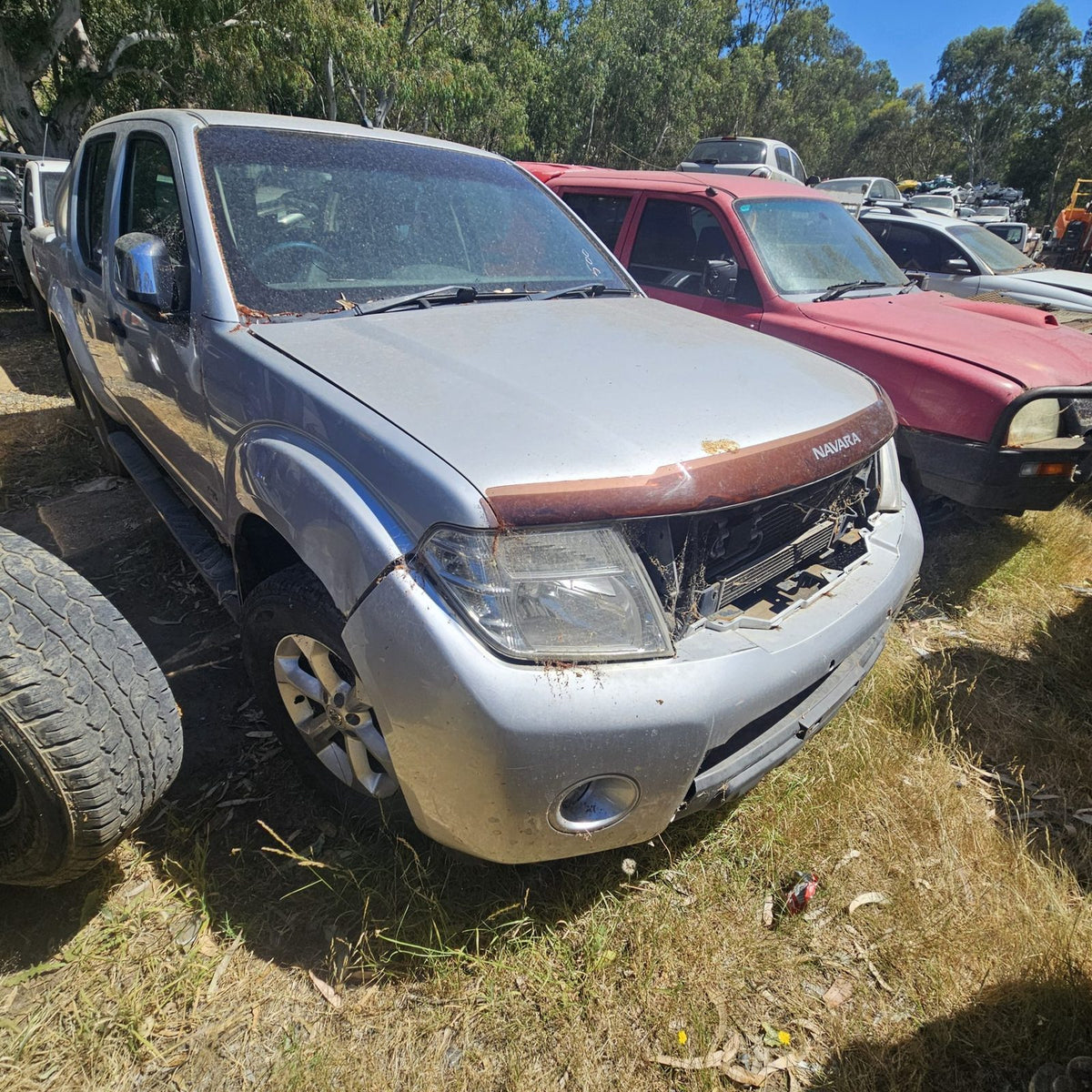 Nissan Pathfinder and Navara in the yard, photo 12 of 14