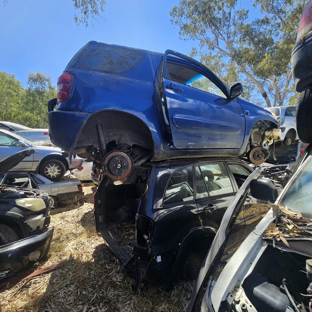 Toyota RAV4 and Kluger in the yard, photo 10 of 11